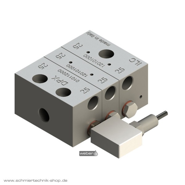 DPX Verteiler mit induktivem Sensor – mit Kabel - Mittelelement 75 mm³
