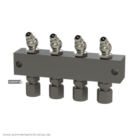 Nippelblock Form C – konfektioniert – 45°