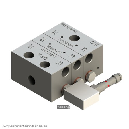 DPX Verteiler mit induktivem Sensor – M8 – Mittelelement 45 mm³
