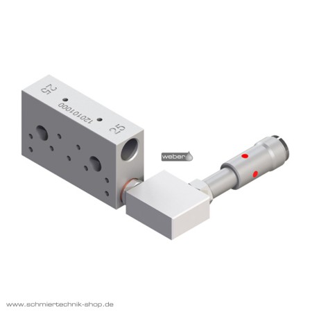 DPX Verteiler mit induktivem Sensor – M12 – Mittelelement 105 mm³
