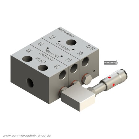 DPX Verteiler mit induktivem Sensor – M12 – Endelement 75 mm³