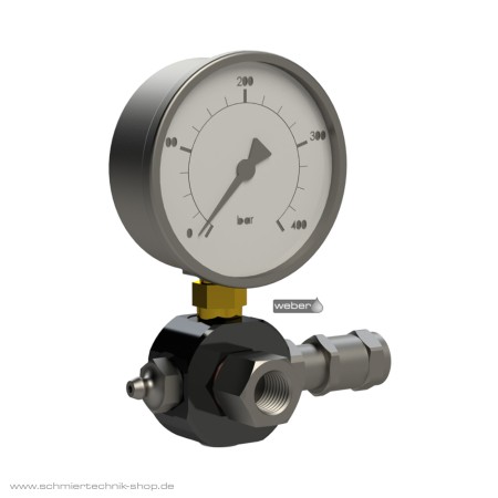 Manometer mit Überdruckventil